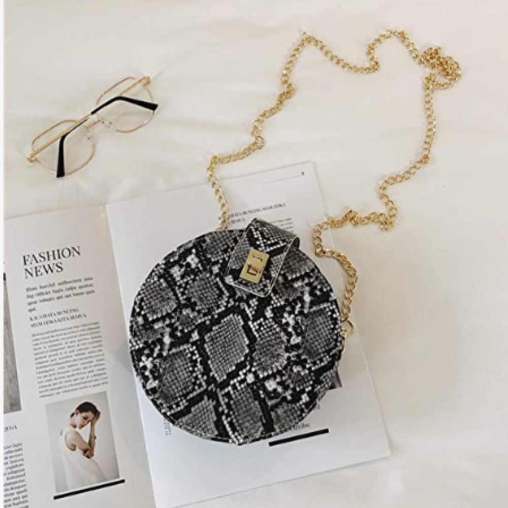 Snakeskin purse